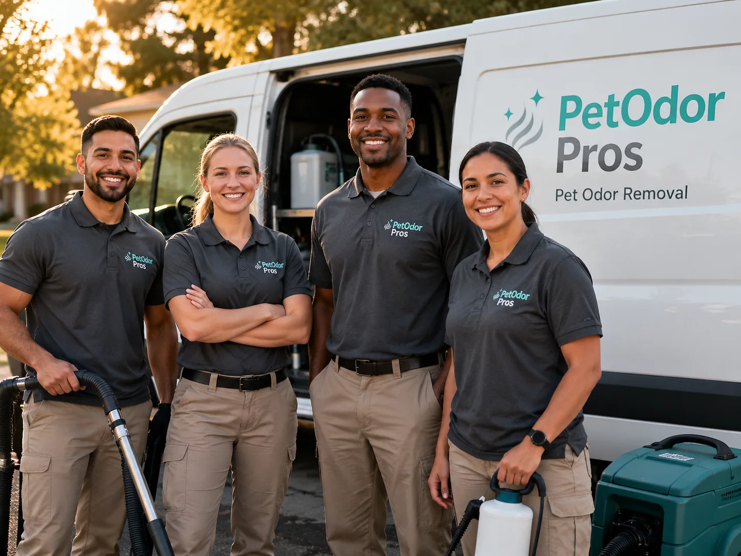 Pet Odor Removal team serving New London, TX